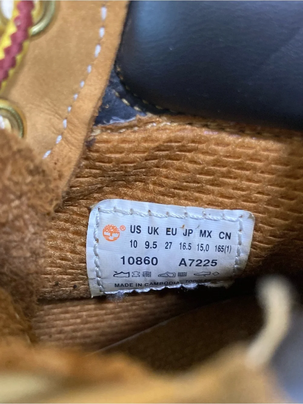 Timberland Waterproof Toddler Sz 10 Boots Wheat Tan Leather Nubuck 10860